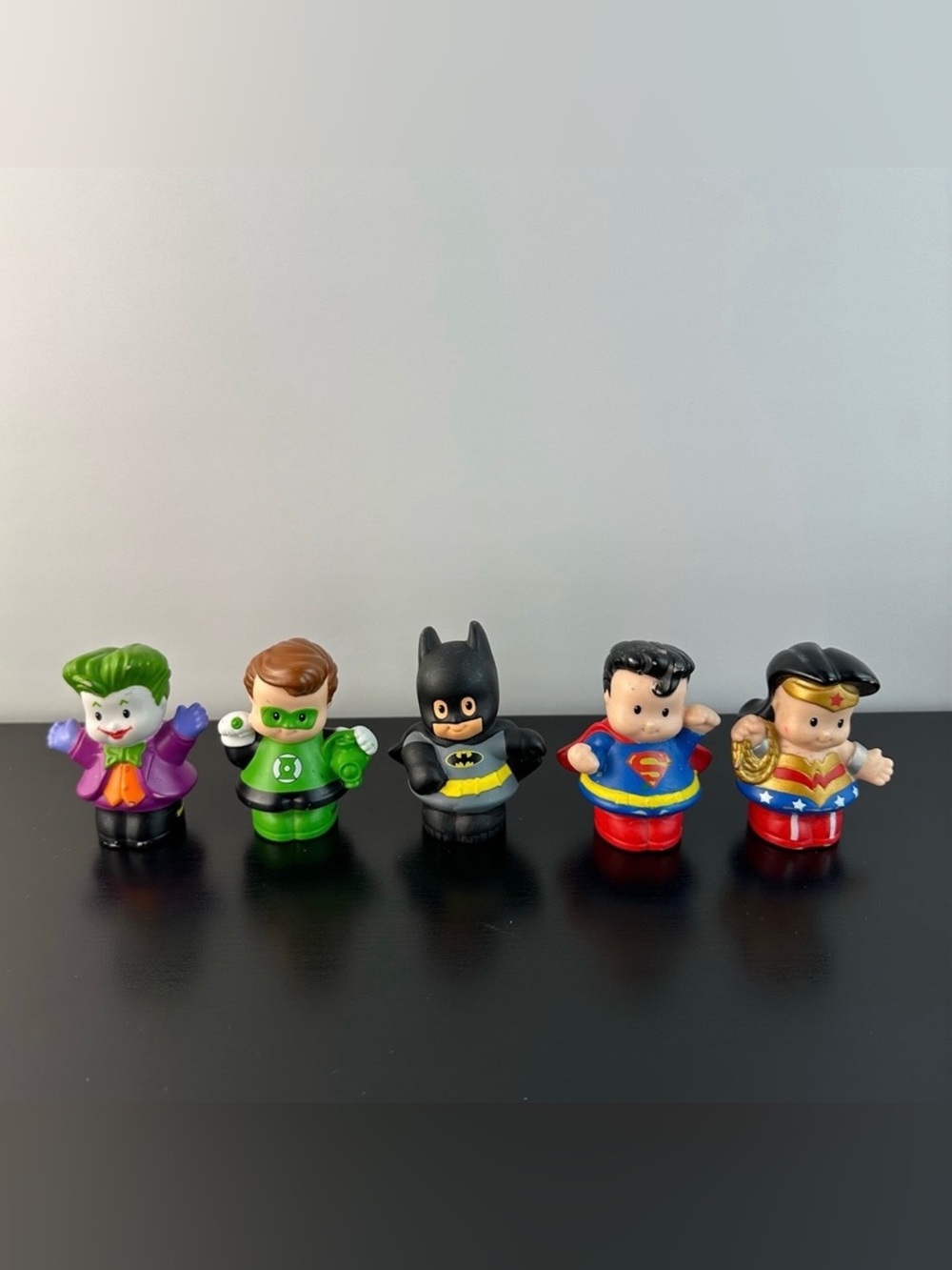 Fisher Price Little People Superheroes Lot of 5 Superhero Figurines